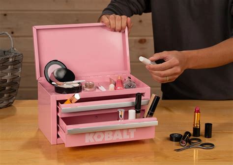 pink metal tool box uk|lowe's kobalt pink tool boxes.